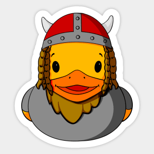 Viking Rubber Duck Sticker